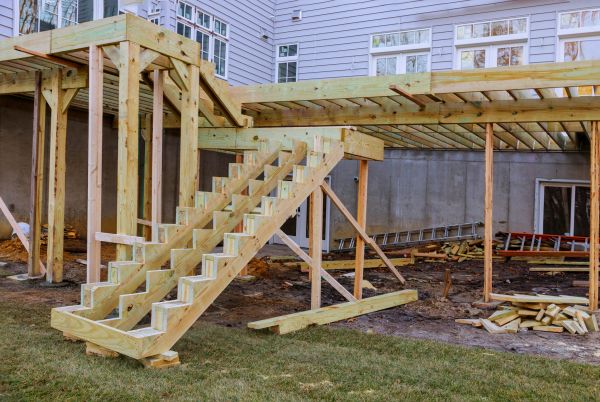 Deck Post Replacement in Renton